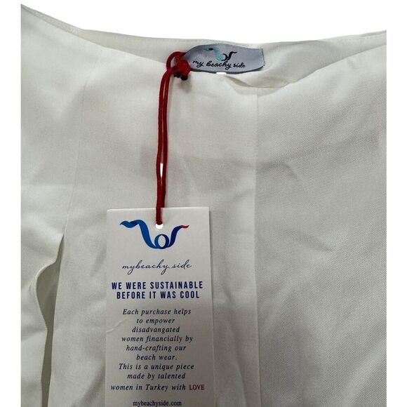 MYBEACHYSIDE White Pleated Skort - Size S - NWT - Picture 3 of 3